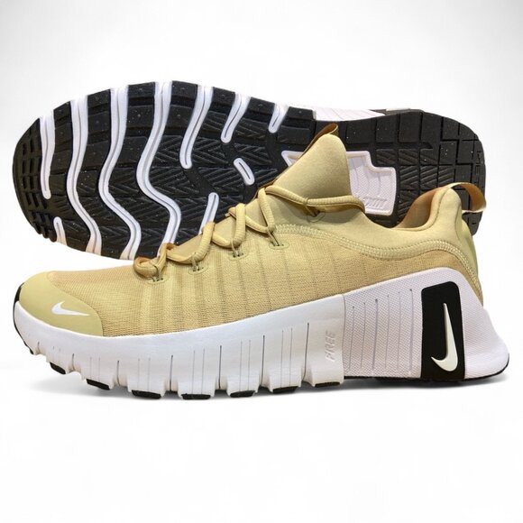 Nike Free Metcon 6 TB Vegas Gold Mens Cross Fit Shoe HM37554 701 NEW - Picture 1 of 7